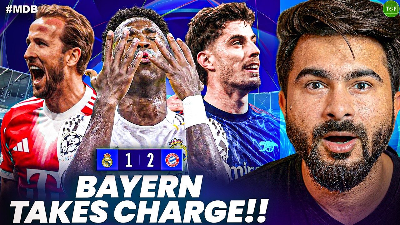 Bayern Gets a NARROW 2-1 Lead vs Real Madrid | Will Arsenal Effective Football Work? #MDB background
