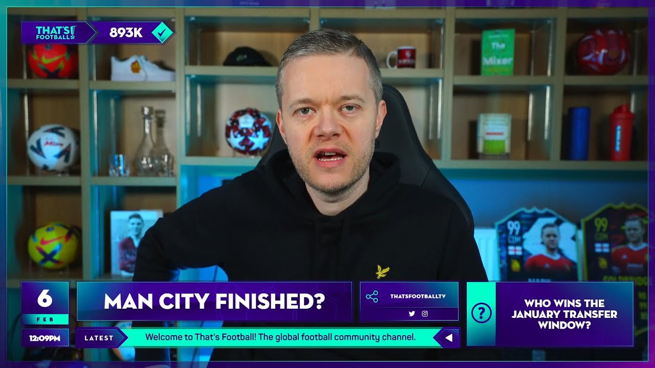 MAN CITY ARE FINISHED! background