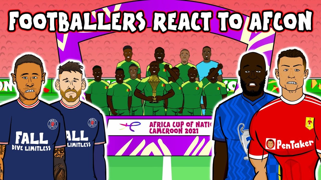 442oons footballers react to the AFCON Final! background