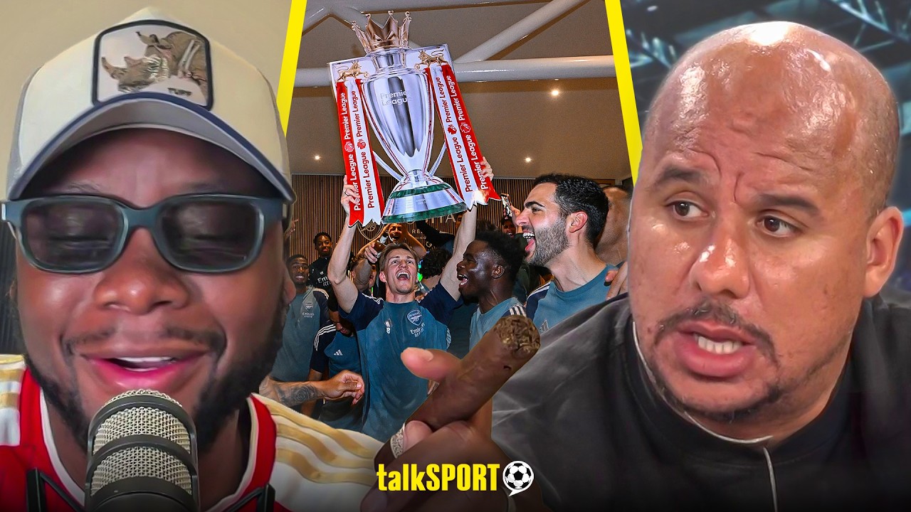 "CRIED FOR ALL MY HATERS!" Joel Beya winds up Gabby Agbonlahor after Arsenal win the Premier League!
