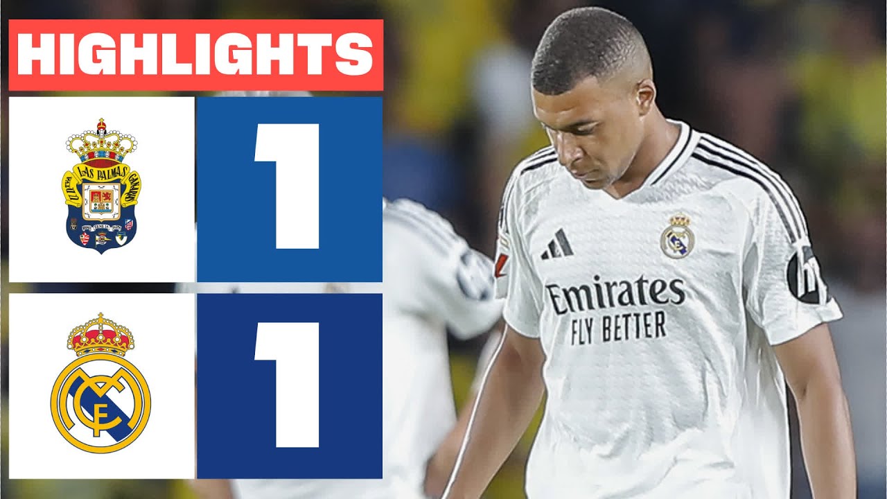 UD LAS PALMAS 1 - 1 REAL MADRID | RESUMEN LALIGA EA SPORTS background