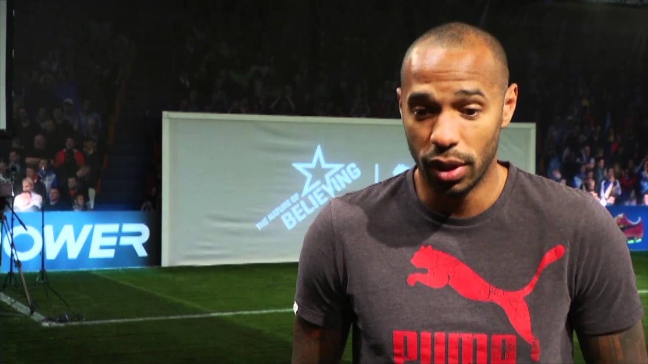 Thierry Henry how to finish at speed | Pro striker tips