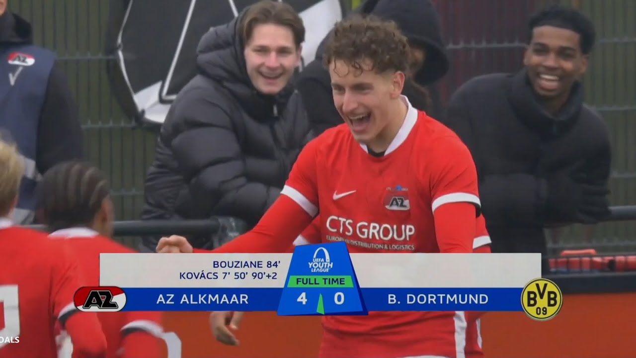 AZ Alkmaar vs Dortmund Highlights | UEFA Youth League 3-2-2026