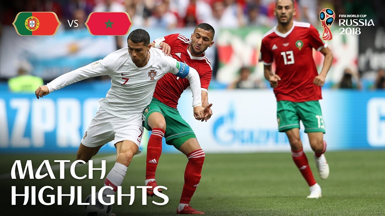 Portugal v Morocco | 2018 FIFA World Cup | Match Highlights background