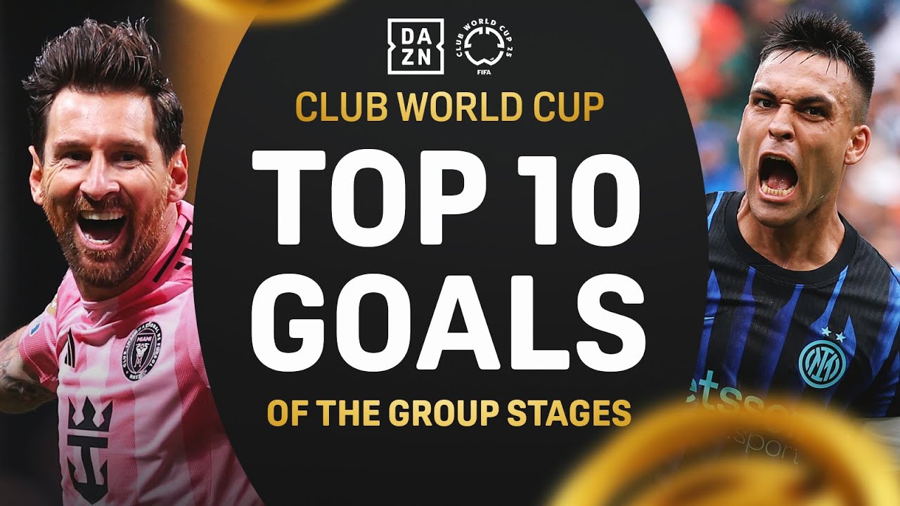 Messi, Lautaro & Screamer Central | Top 10 Goals of the Group Stage | FIFA Club World Cup 2025 background
