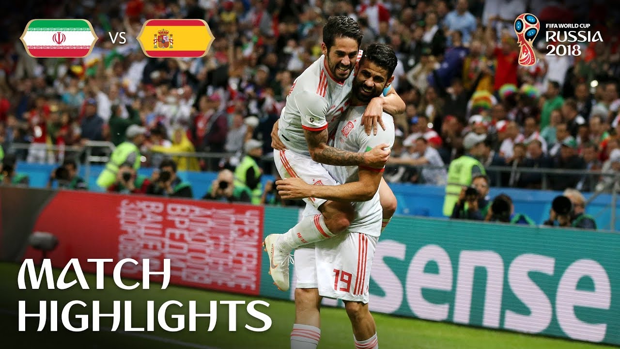 IR Iran v Spain | 2018 FIFA World Cup | Match Highlights backdrop