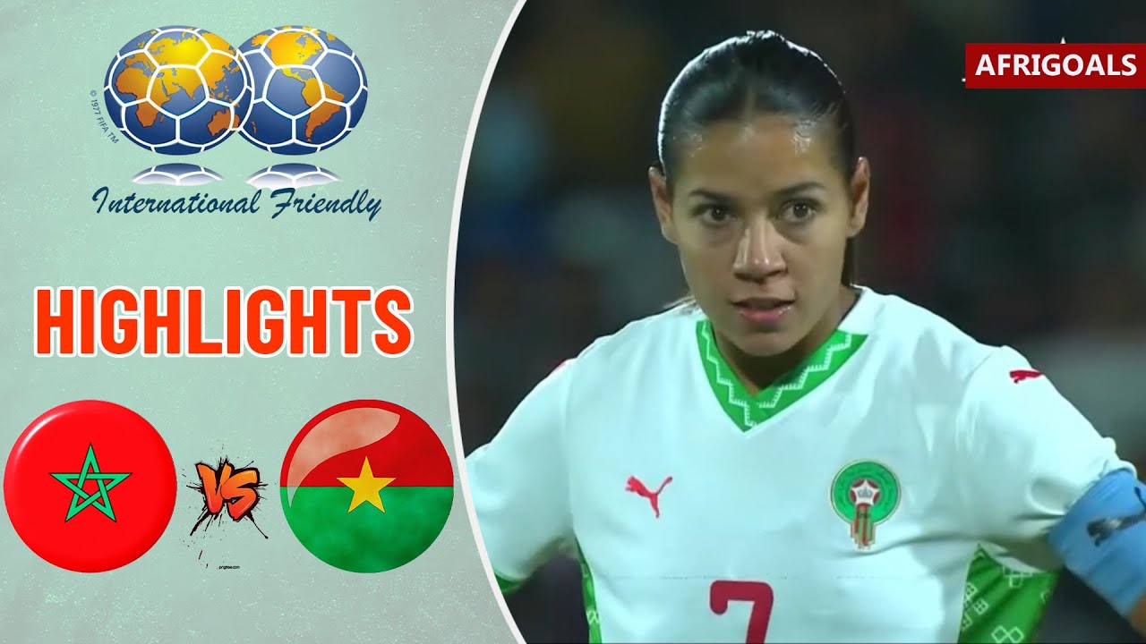 Morocco vs Burkina Faso Highlights | Women's Football Friendly International | 29.11.2025 background