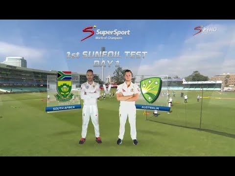 South Africa vs Australia, 1st test build up background
