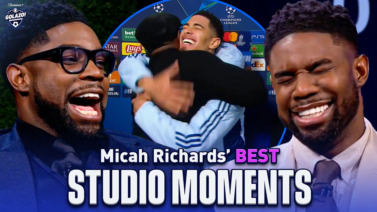 Micah Richards' FUNNIEST Moments of 2024 on UCL Today | CBS Sports Golazo background