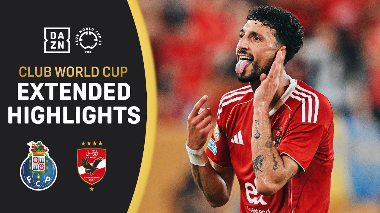 Al Ahly Vs. Porto | 2025 FIFA Club World Cup Extended Highlights background