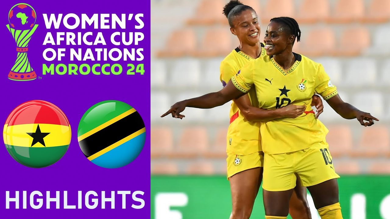 Ghana vs Tanzania Highlights | CAF WOMEN'S AFRICA CUP OF NATIONS | 14-7-2025 background