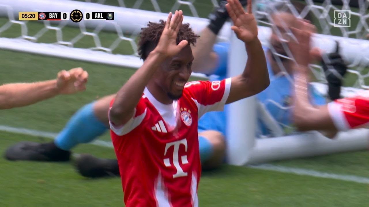 Bayern Munich And Kingsley Coman Scores The First Goal Of The FIFA Club World Cup ⚽ background
