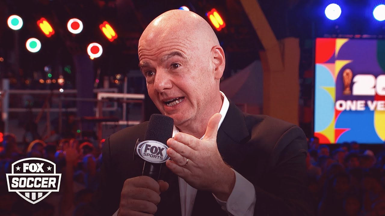 FIFA President Gianni Infantino on 2026 FIFA World Cup, FIFA Club World Cup & more | FOX Soccer background
