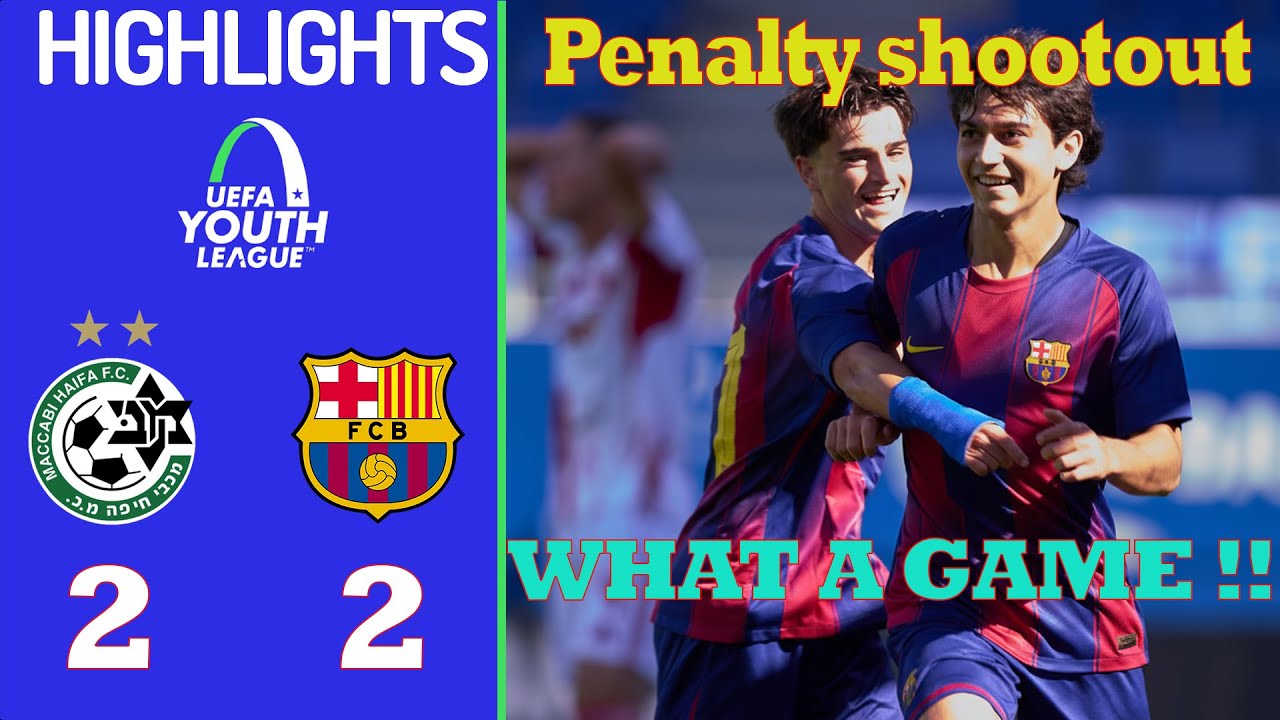 Maccabi Haifa vs Barcelona Highlights | UEFA Youth League 4-2-2026