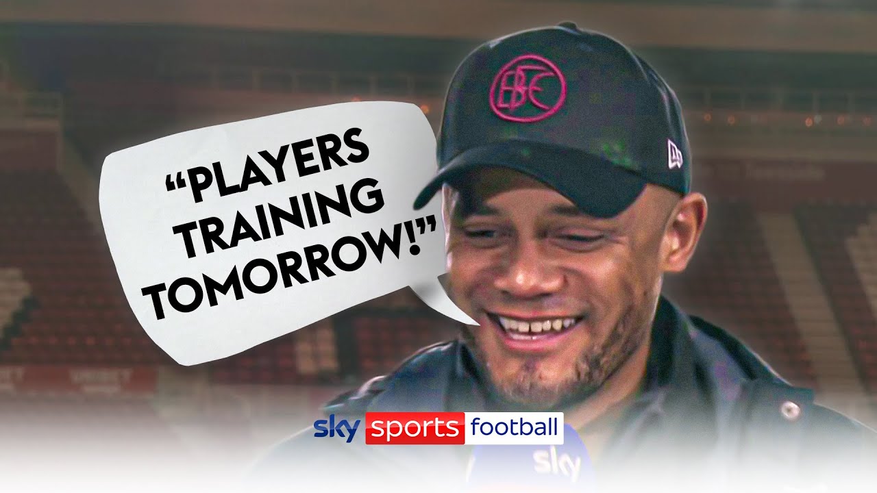 "I'm no MONSTER but players TRAIN tomorrow!" | Vincent Kompany on Burnley promotion!