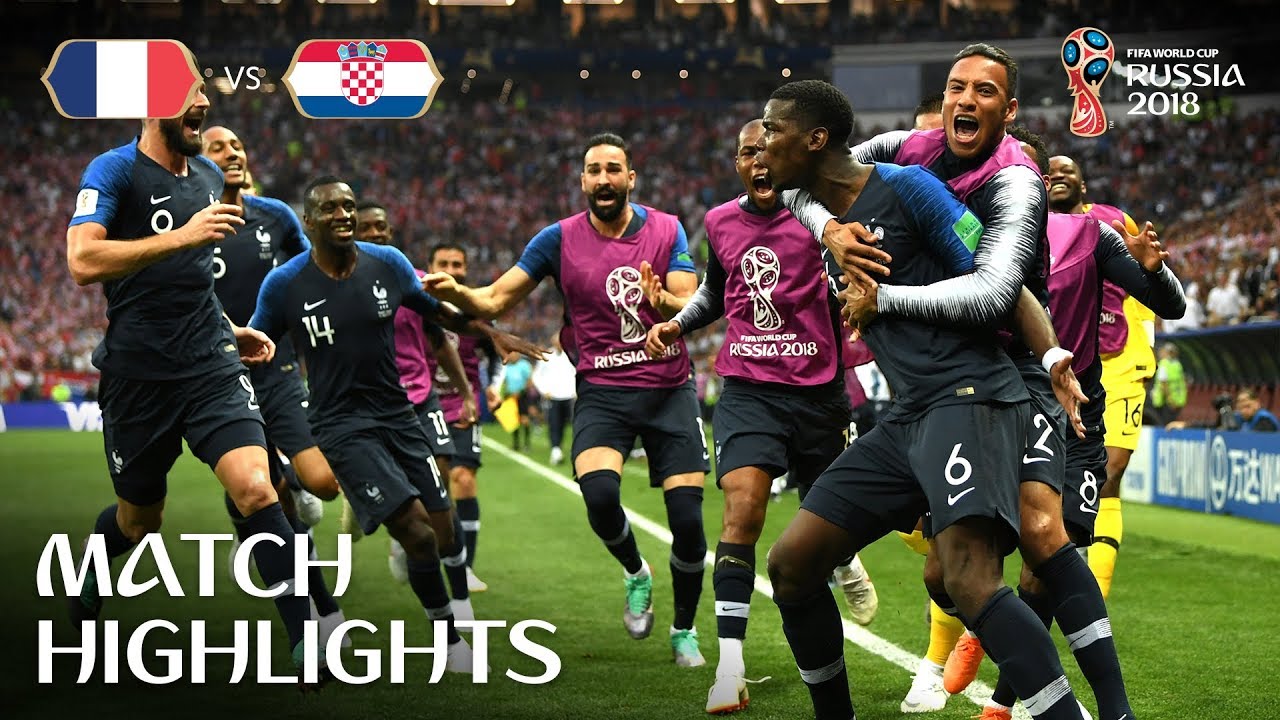 2018 WORLD CUP FINAL: France 4-2 Croatia background