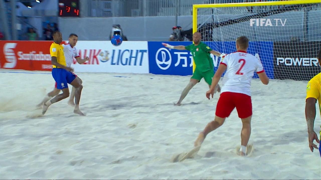 Poland v Brazil | FIFA Beach Soccer World Cup 2017 | Match Highlights background