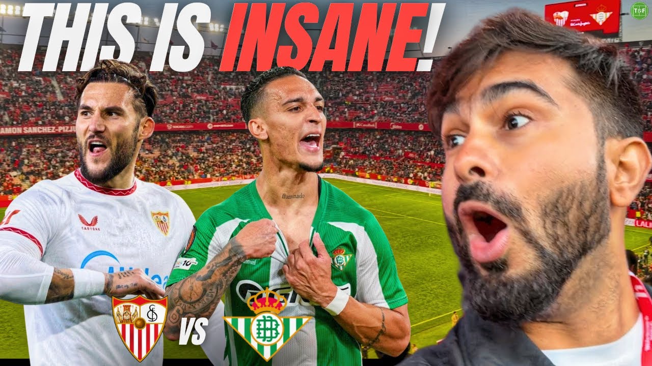 We Experienced CRAZY El Gran Derbi! | Sevilla vs Betis Vlog background