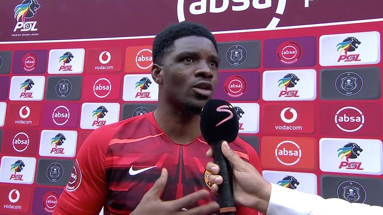 Absa Premiership | Orlando Pirates v Kaizer Chiefs | Post-match interview with Daniel Akpeyi background