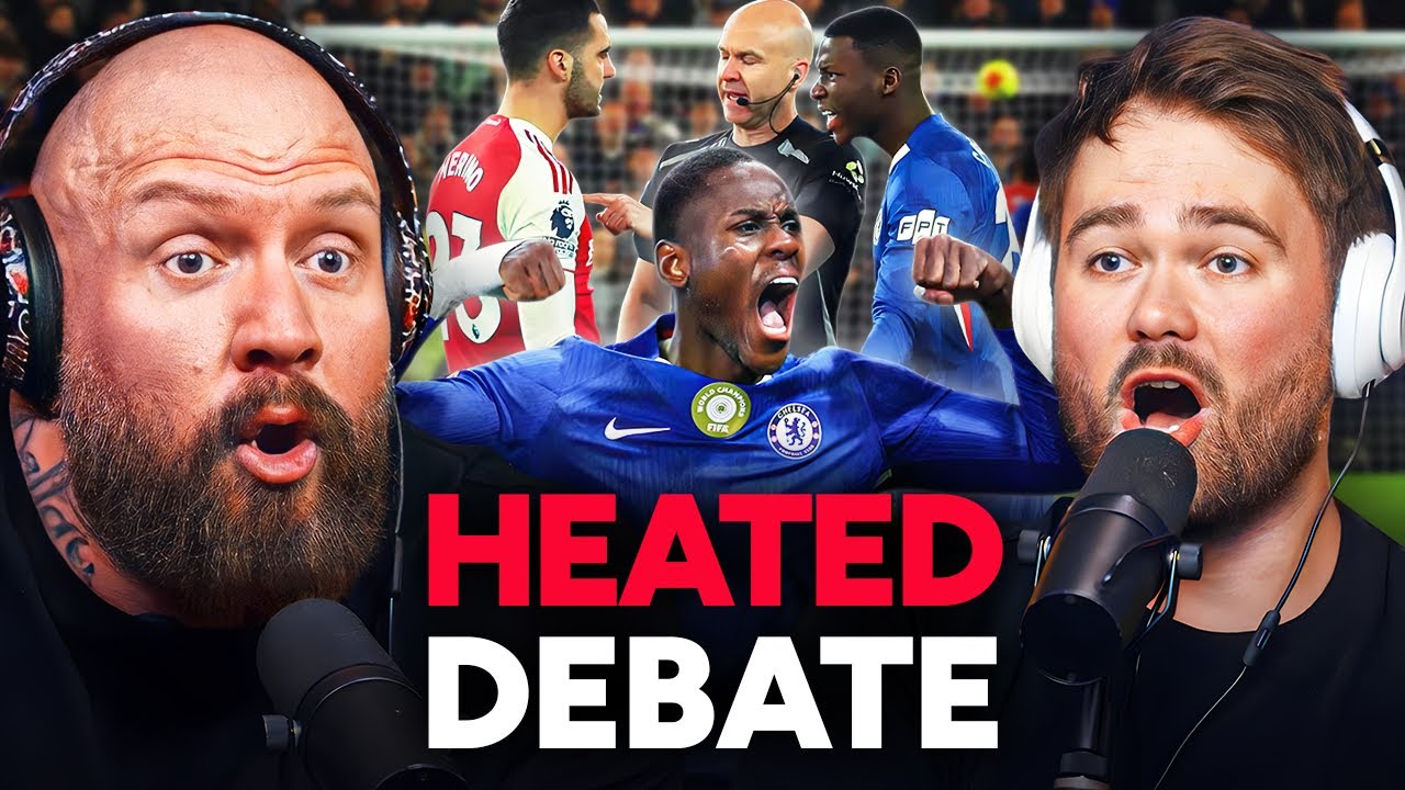 TITLE RACE ON! - 10 Men Chelsea EXPOSE Arsenal’s Weakness background