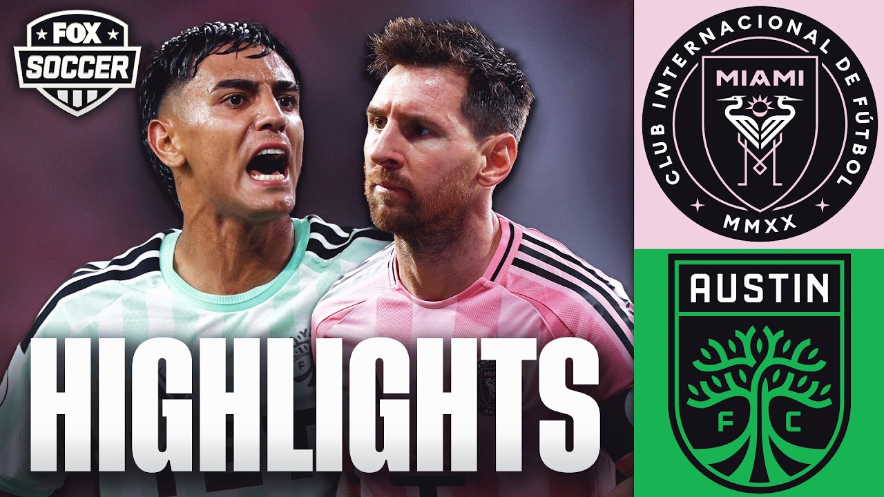 Lionel Messi & Inter Miami CF vs. Austin FC Highlights ⚽ FOX Soccer background