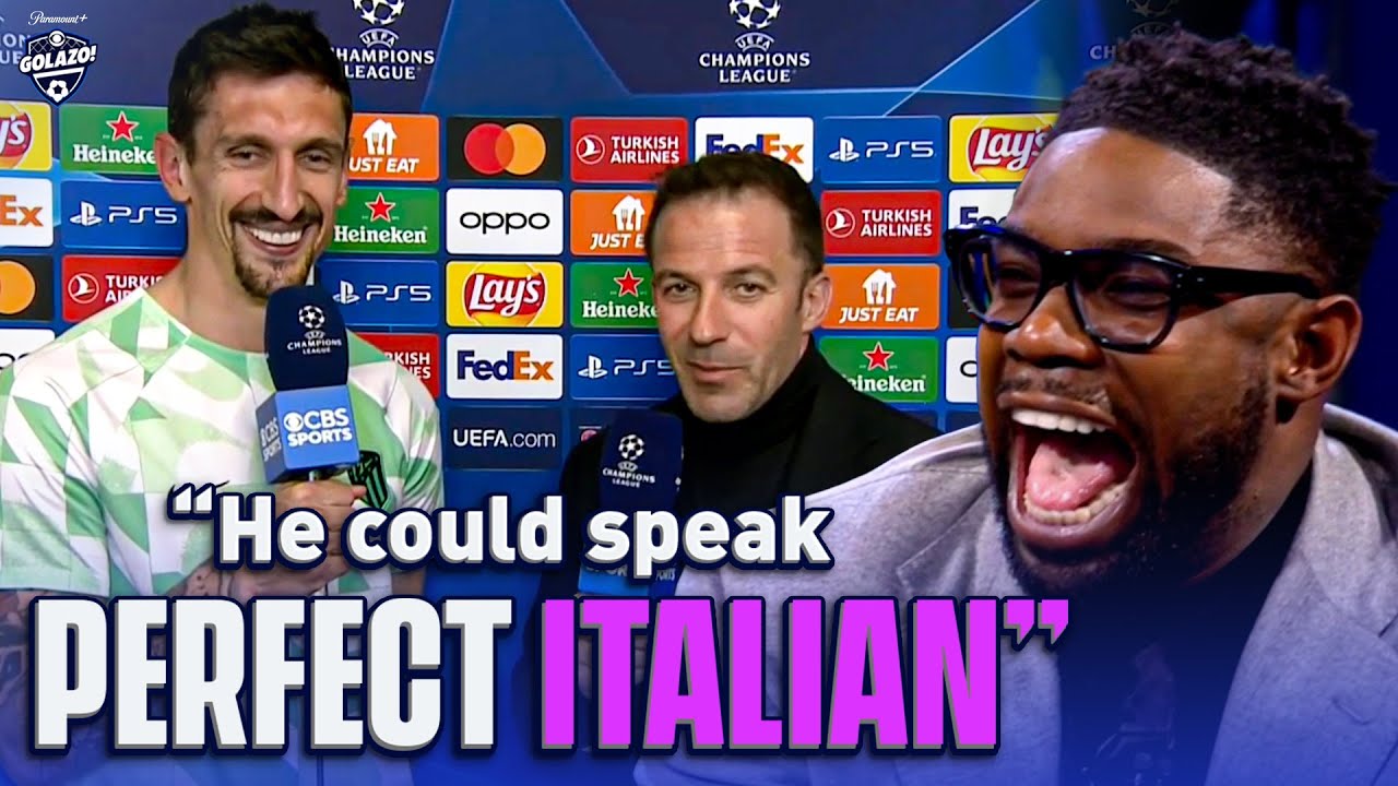 Stefan Savić banters Micah Richards over his Fiorentina days! 🤌 | UCL Today | CBS Sports Golazo backdrop
