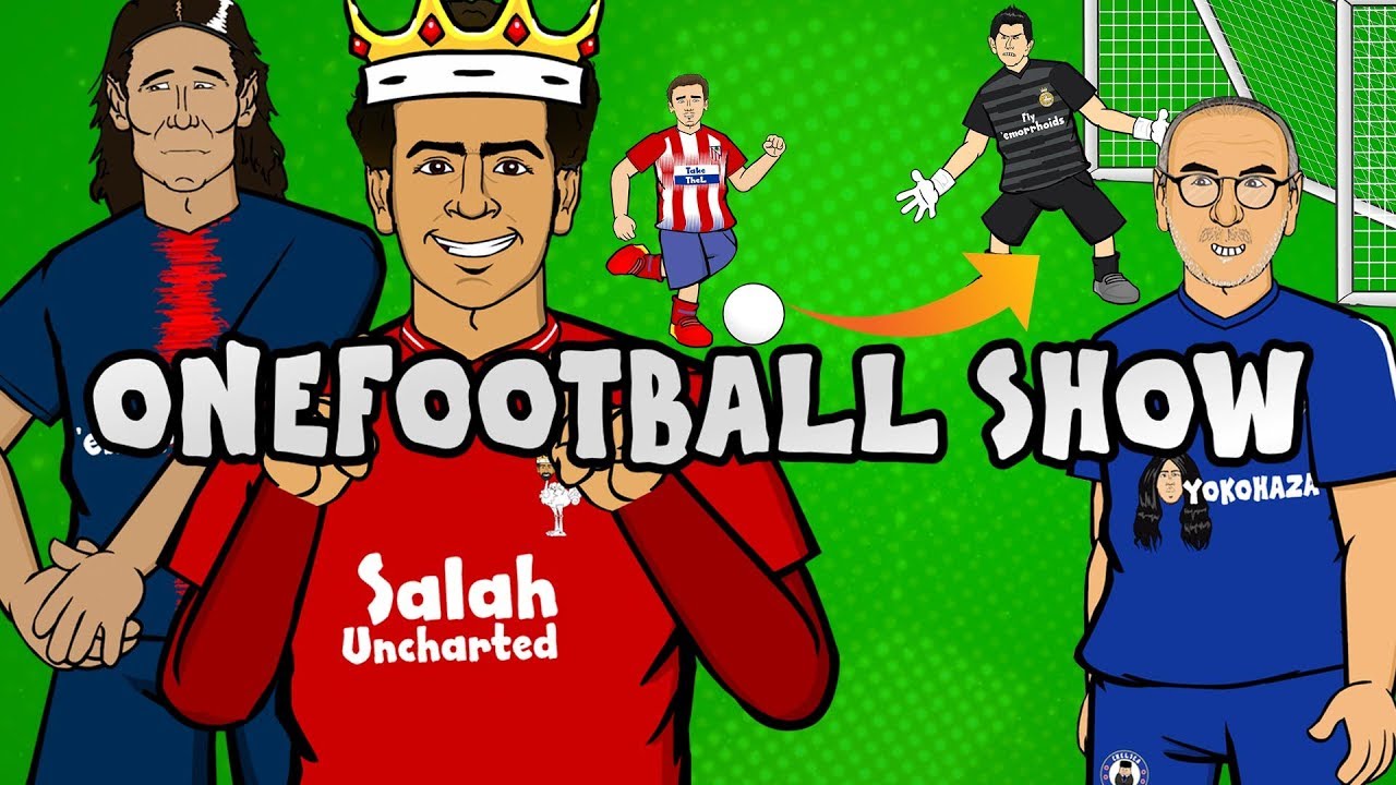 442oons ► Mo Salah SHAVES, David Brent + Man United vs PSG in the UCL ► Onefootball Show background