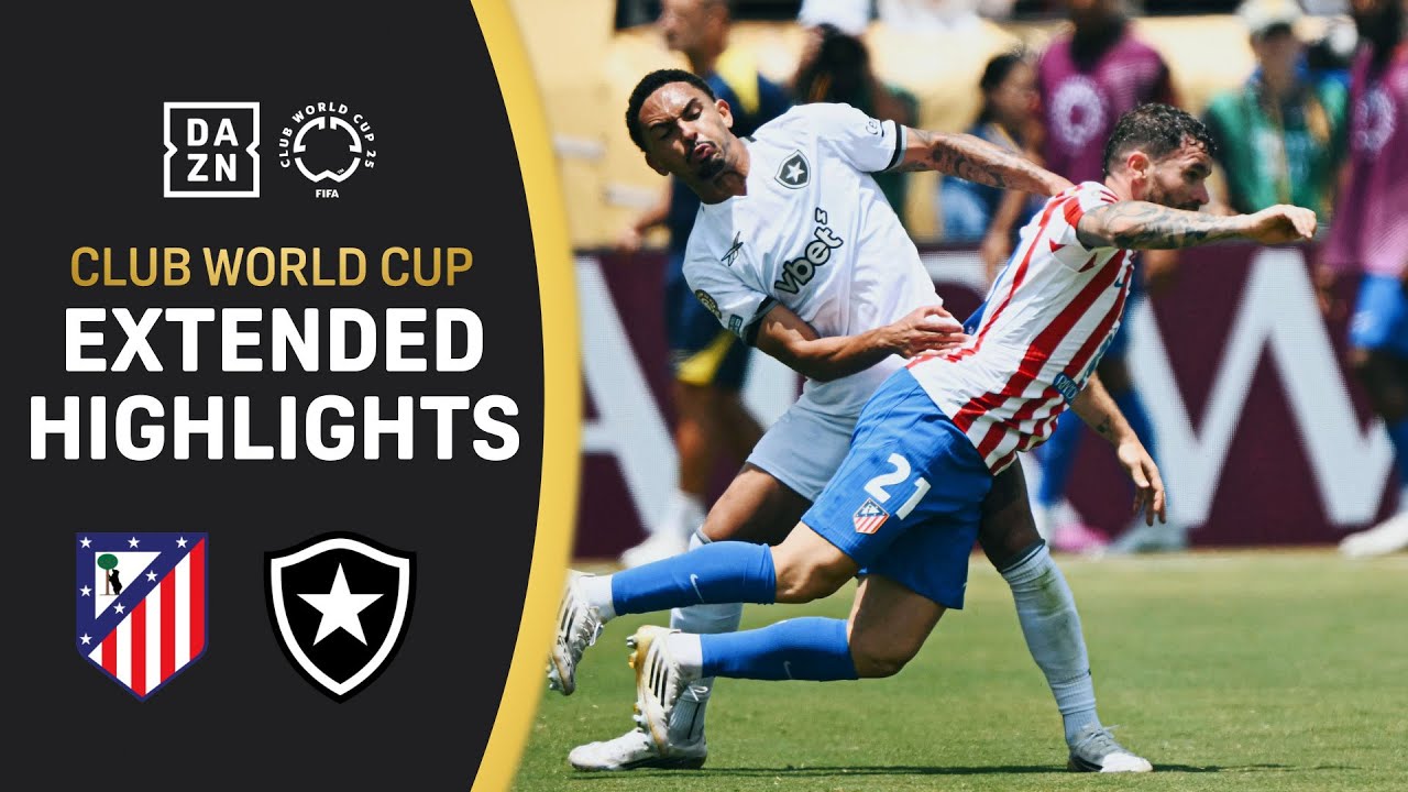 Atletico Madrid vs. Botafogo | 2025 FIFA Club World Cup Extended Highlights background