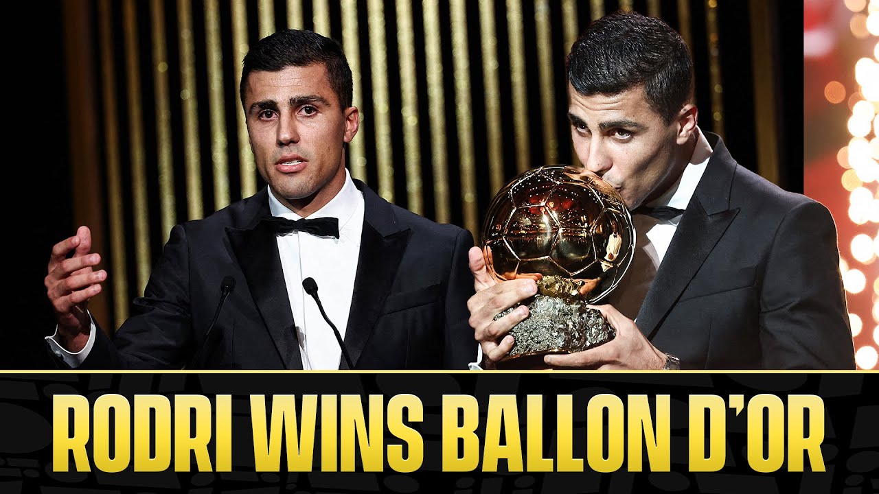 Rodri becomes first Man City player to win the Ballon d'Or 🏆 | CBS Sports Golazo