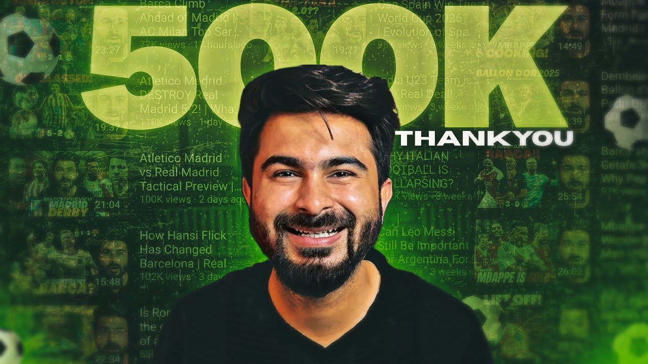 The Few Things I Learnt as YouTube Creator | 500K Special Message To Our Subscribers background