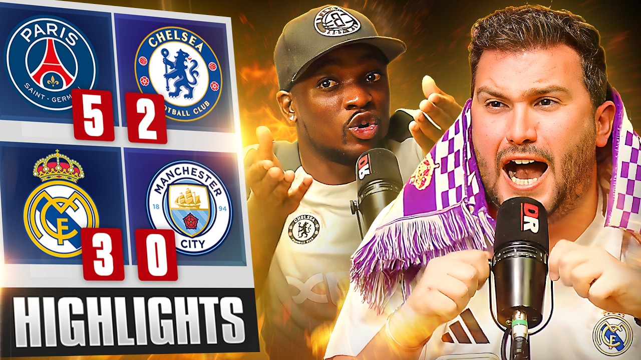 Real Madrid STUN Manchester City! PSG PUNISH World Champions Chelsea! | UCL HIGHLIGHTS