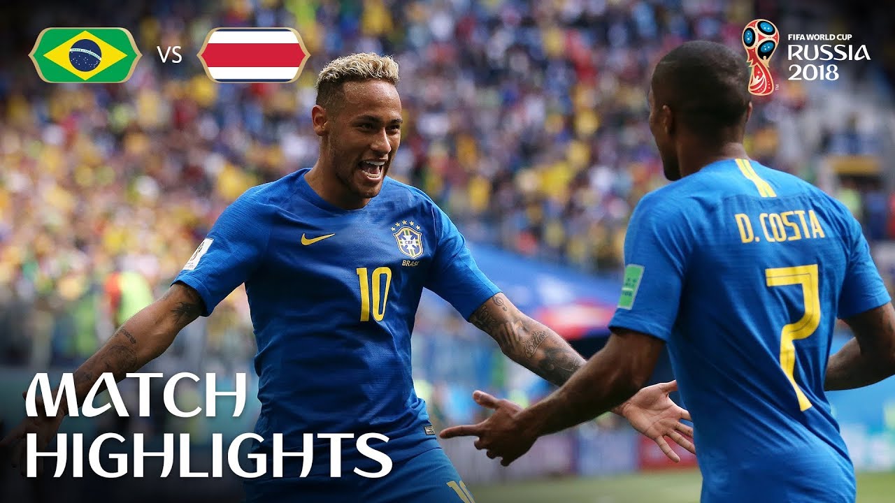 Brazil v Costa Rica | 2018 FIFA World Cup | Match Highlights backdrop