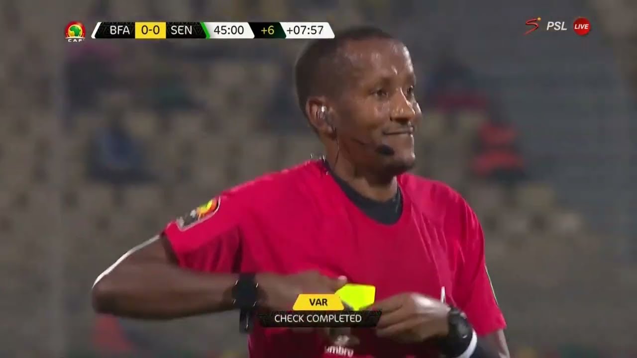 AFCON 21| VAR review | Bamlak Tessema background