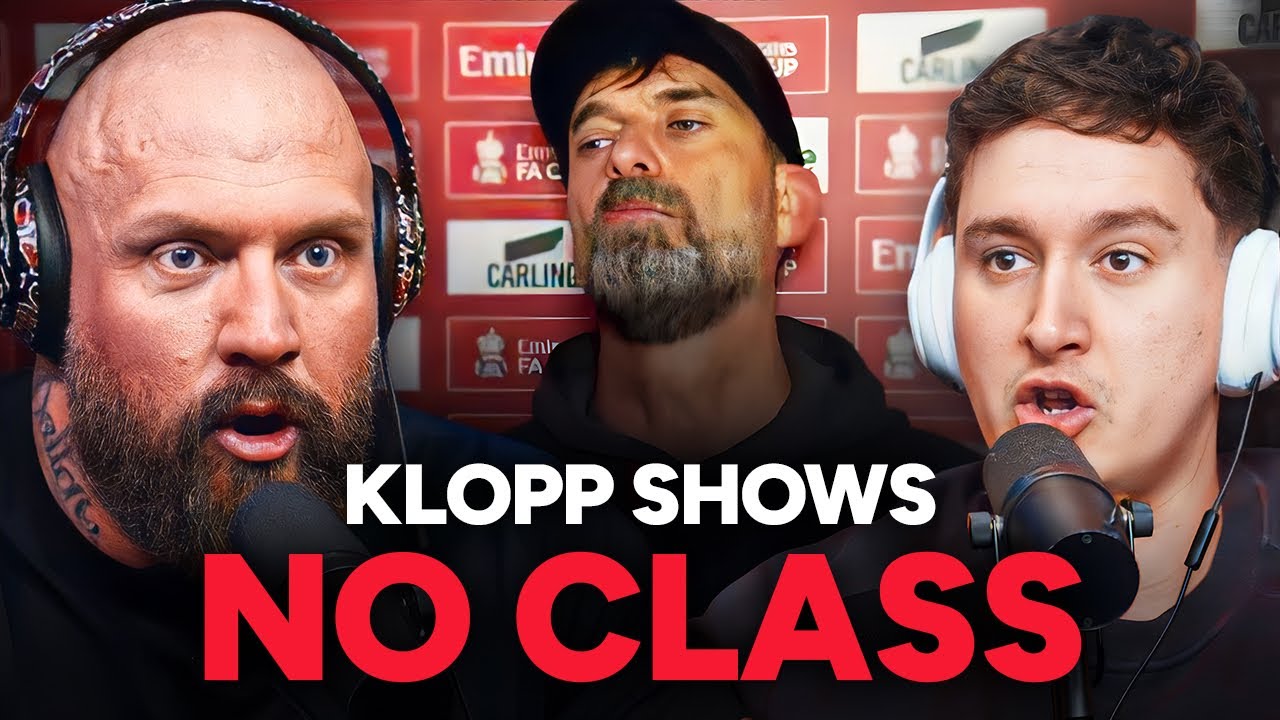 Jurgen Klopp LOSES IT with Reporter after Cup Exit! background