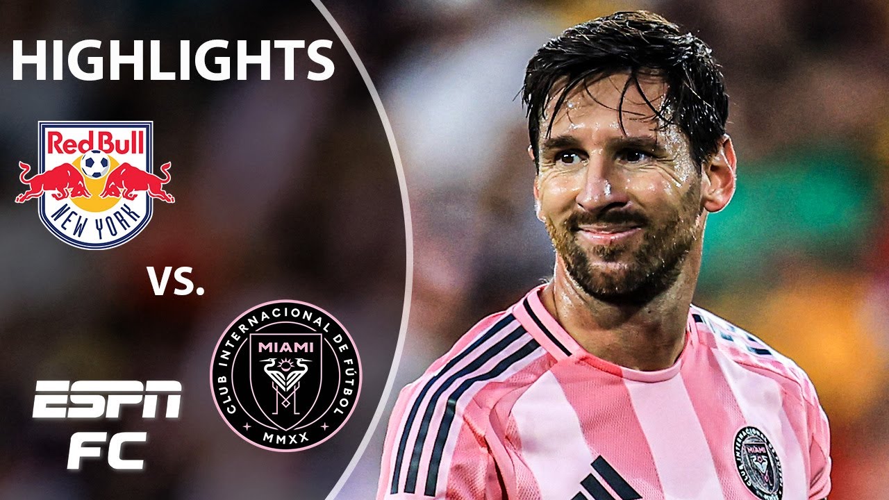 MESSI & SEGOVIA BRACES 🔥 New York Red Bulls vs. Inter Miami | MLS Highlights | ESPN FC