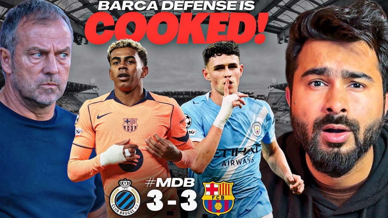 WHY BARCA CONCEDE SO MANY GOALS? | Man City CRUSH Dortmund 4-1 #MDB background
