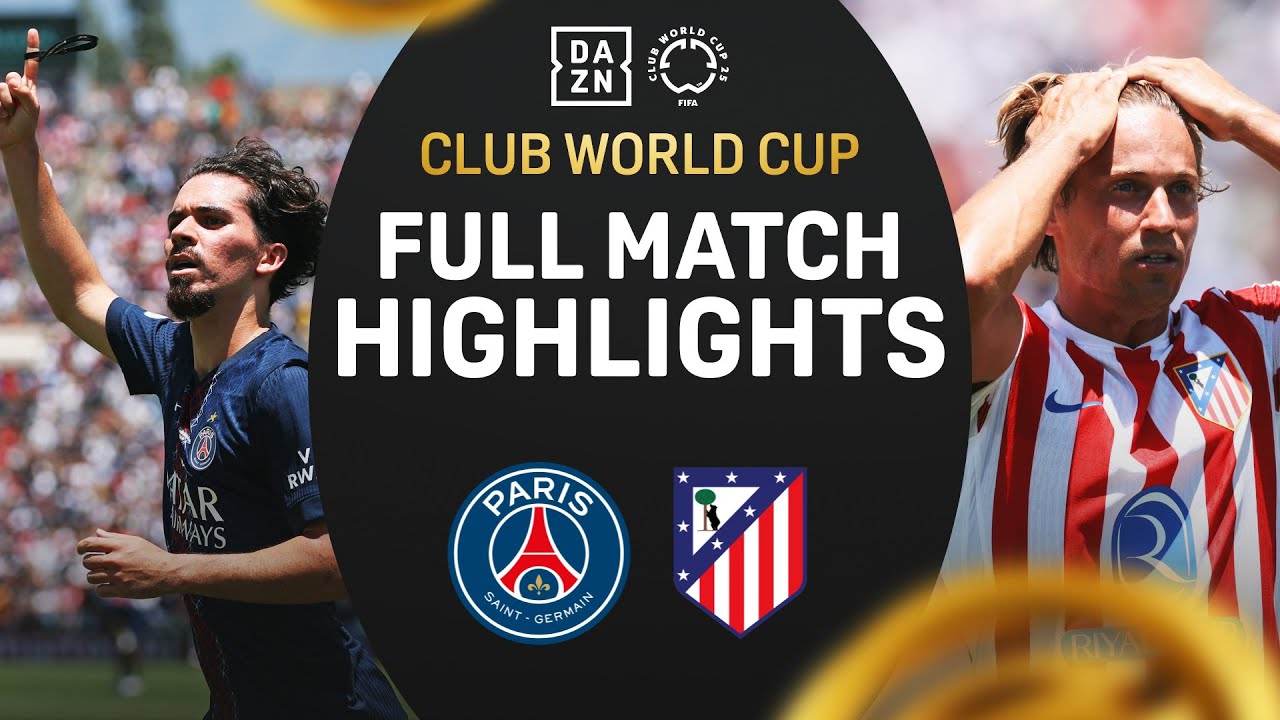 PSG OVERPOWER Atlético Madrid In 4-0 Finish | FIFA Club World Cup backdrop