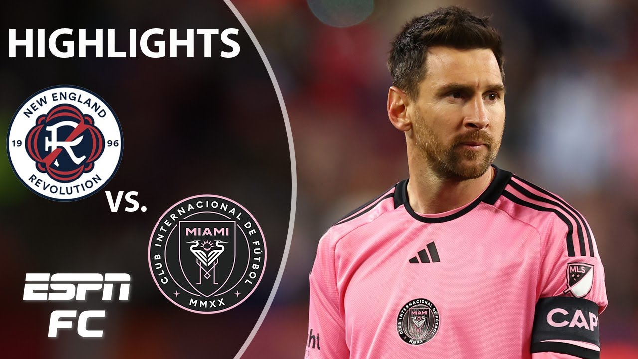 Another Messi brace, another win ๐ New England vs. Inter Miami | MLS Highlights | ESPN FC background