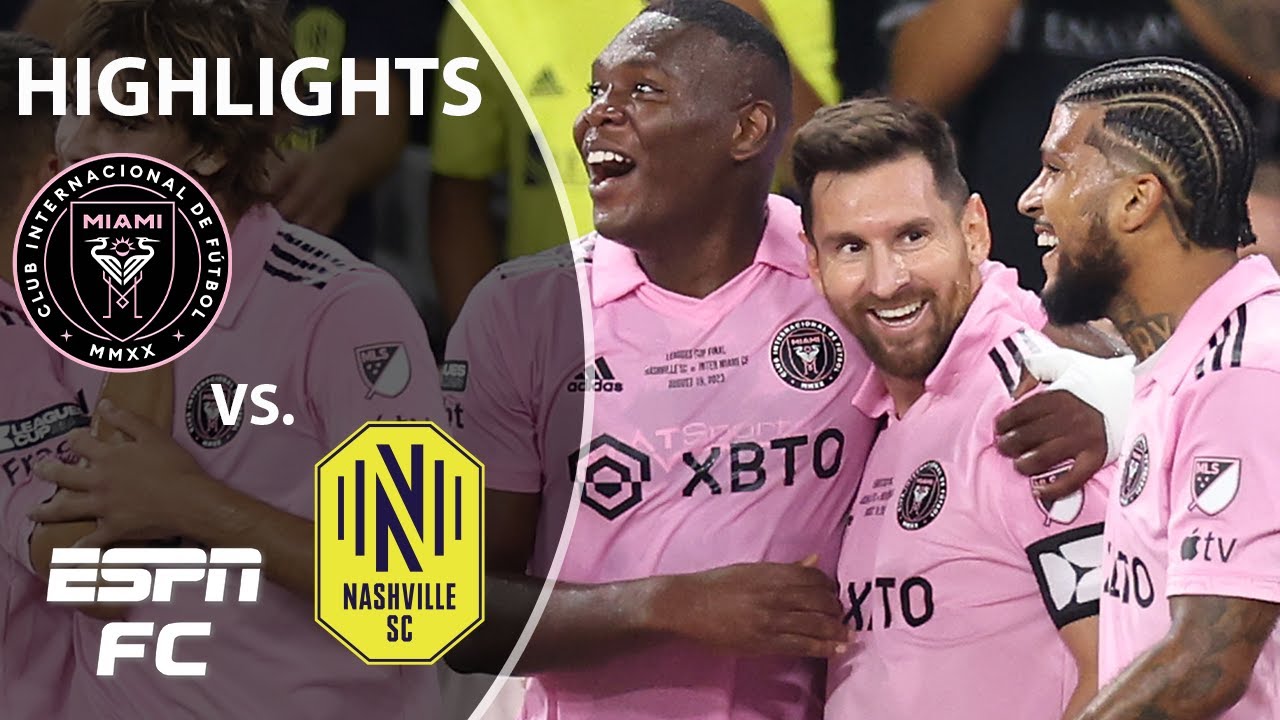 π¨ LIONEL MESSI & INTER MIAMI WIN LEAGUES CUP π¨ | Full Game Highlights background