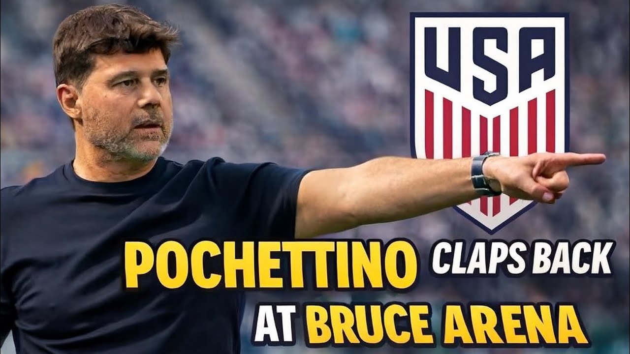 Pochettino claps back at Bruce Arnea! backdrop