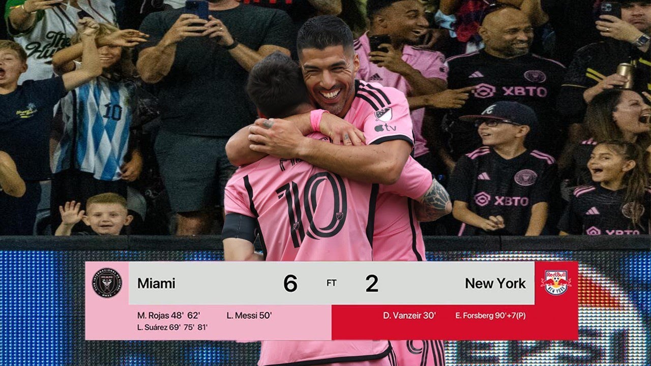 Inter Miami fans will never forget Lionel Messi's & Luis Suárez's performances in this match background