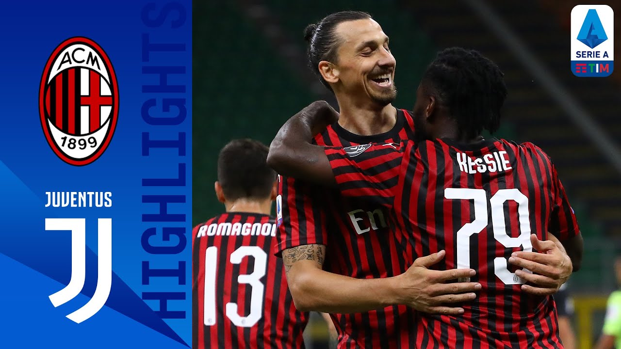 Milan 4-2 Juventus | Ronaldo Goal Not Enough as Milan Stun Serie A Leaders! | Serie A TIM background