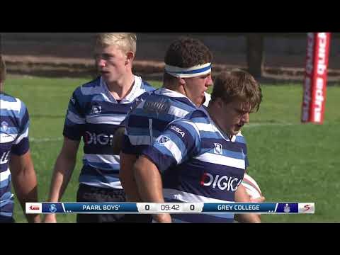 Premier Interschools Rugby 2021 | Paarl Boys High vs Grey College background