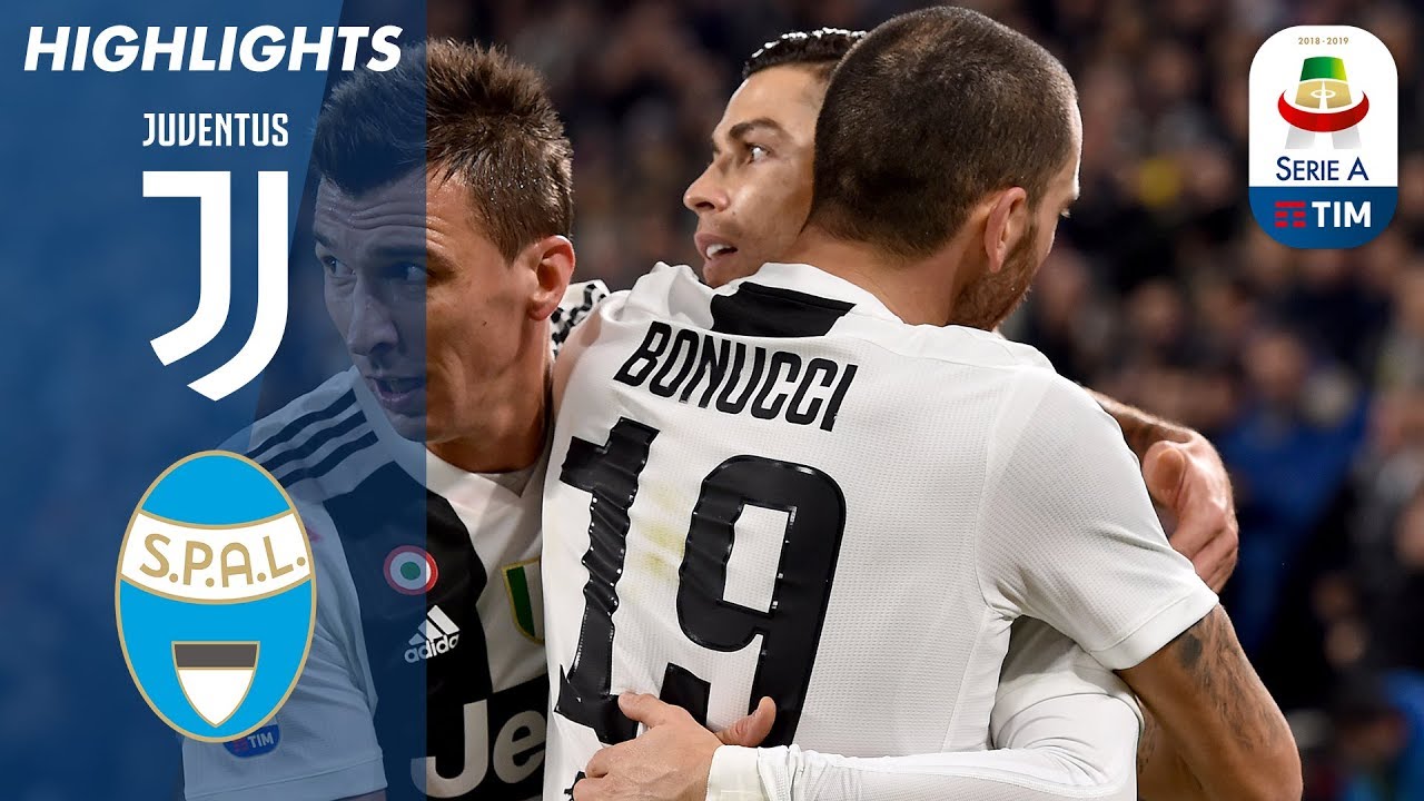 Juventus 2-0 Spal | Ronaldo And Mandžukić Lead Bianconeri To Win Once Again! | Serie A backdrop