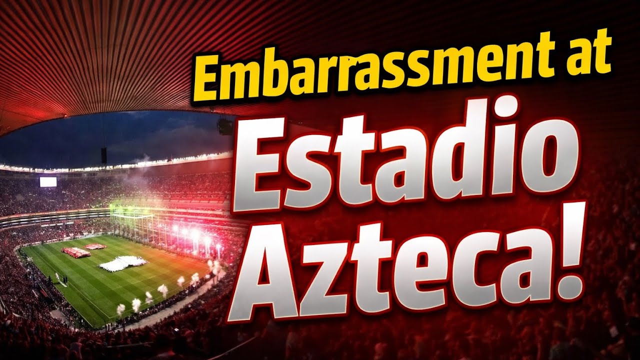 Embarrassment at Azteca! background