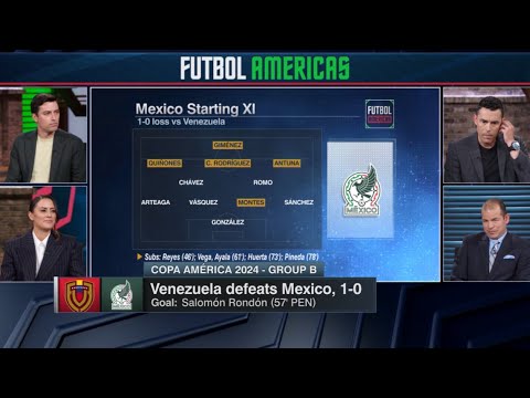 “This is the worst generation of Mexican players I’ve seen in my lifetime”. Mex vs Venezuela post backdrop