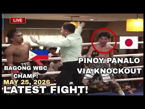 LATEST FIGHT! May 25, 2026 l Undefeated PINOY bagong WBC champion background