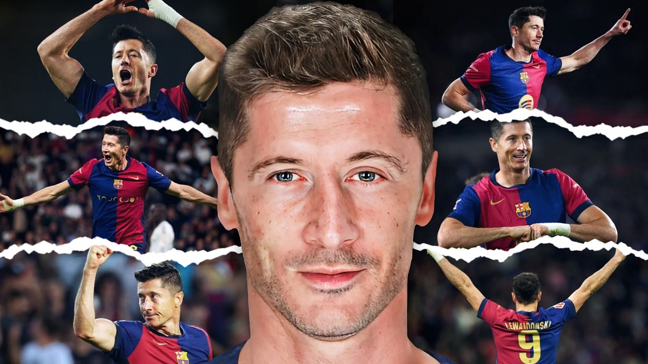 Barcelona Lewandowski is a MACHINE background