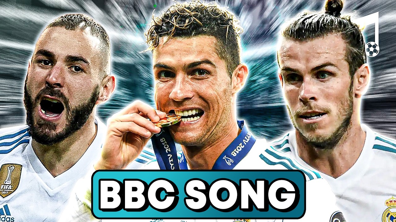 ♫ BBC (RONALDO, BENZEMA, BALE) | Parody Shape of You - Ed Sheeran background