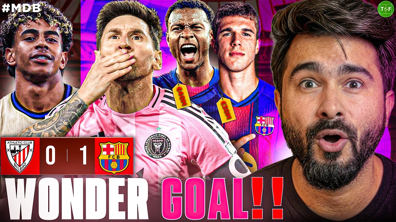 Leo Messi Scores His 899th Goal | Yamal Wins it for Barca & Who Should Barca Sign? background